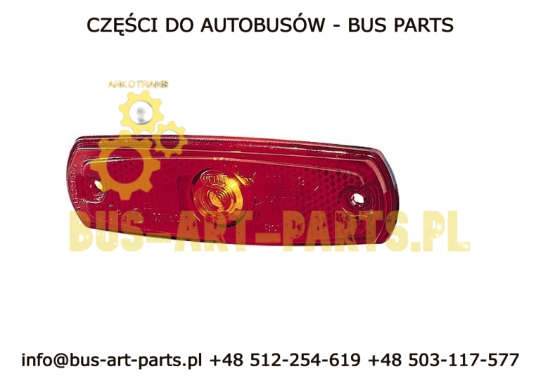 LAMPA OBRYSOWA CZERWONA BOVA NEOPLAN SCANIA IRIZAR IVECO