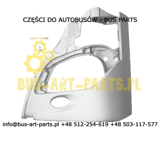 ZDERZAK PRZÓD LEWY NAROŻNIK MERCEDES CITARO 6288850708