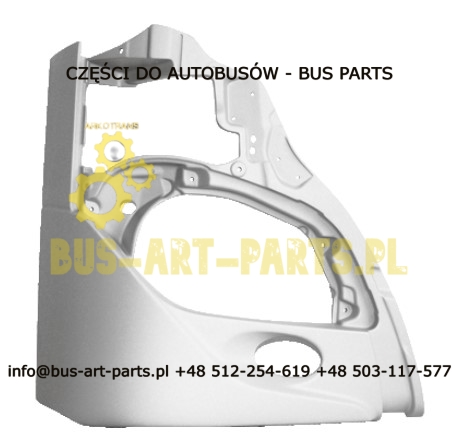 ZDERZAK PRZÓD PRAWY NAROŻNIK MERCEDES CITARO 6288850808