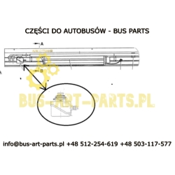 SILNIK NASTAWCZY ZAWORU OGRZEWANIA SETRA S3..HD 1252128.9652 BUSCHJOST TRAVEGO SETRA S5..