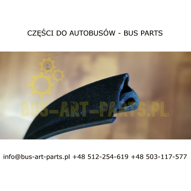 USZCZELKA SZYBY DRZWI MERCEDES TRAVEGO DOLNA ZEWNĘTRZNA Z FILCEM