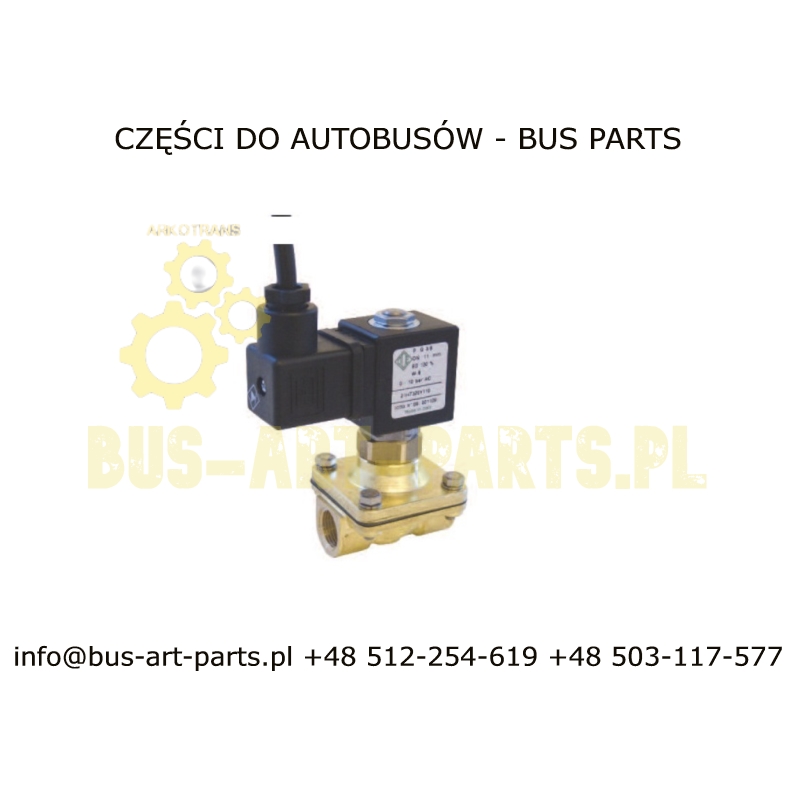 ELEKTROZAWÓR 2/2 1/2" NC NORMALNIE ZAMKNĘTY OTWIERAJĄCY  ZAMIENNIK DO ASCO MV1217 SC XE210D002 24V DC