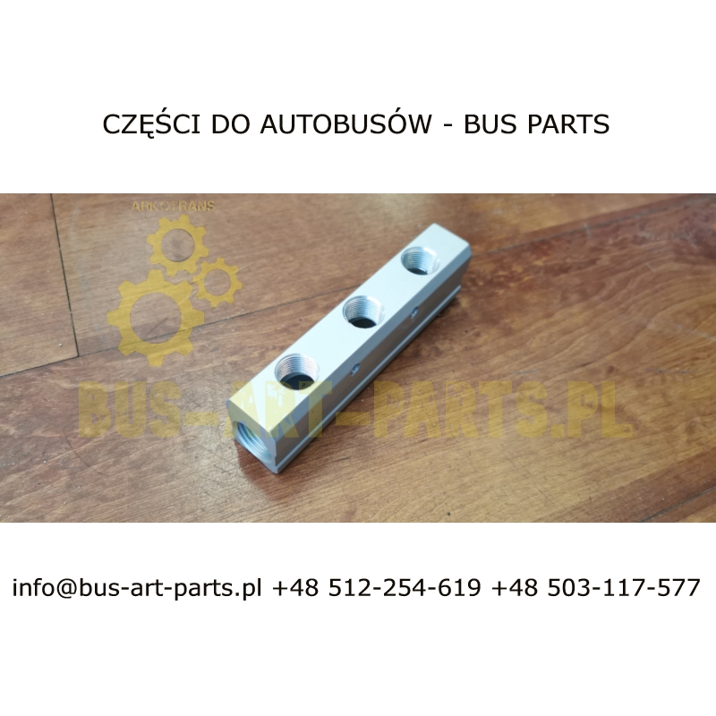 ROZDZIELACZ POWIETRZA 2X1/2" 3X3/4" ODPOWIEDNIK A0004200161 NA DO 4 WEJŚĆ