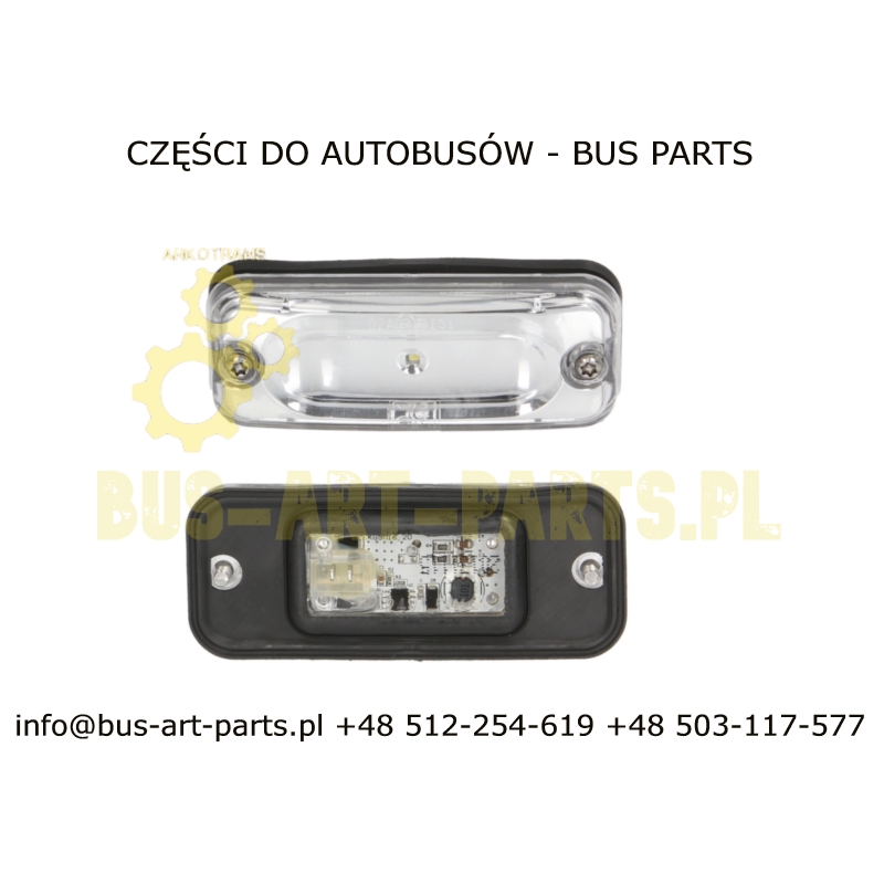 LAMPA OBRYSOWA BIAŁA MERCEDES O350 BOVA FUTURA LED DIODOWA