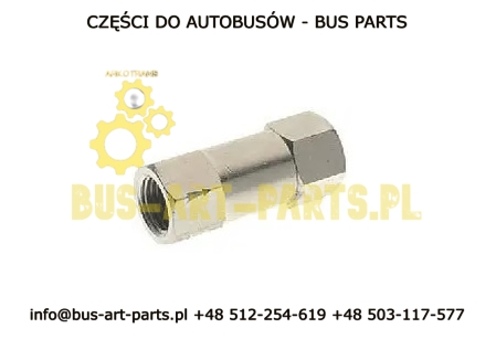 ZAWÓR ZWROTNY POWIETRZA 1/8" / 1/8" UNIWERSALNY