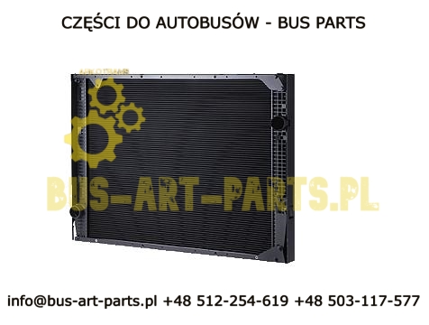 CHŁODNICA WODY MERCEDES O350 O404 OM442LA V8 -2002 770X704X47