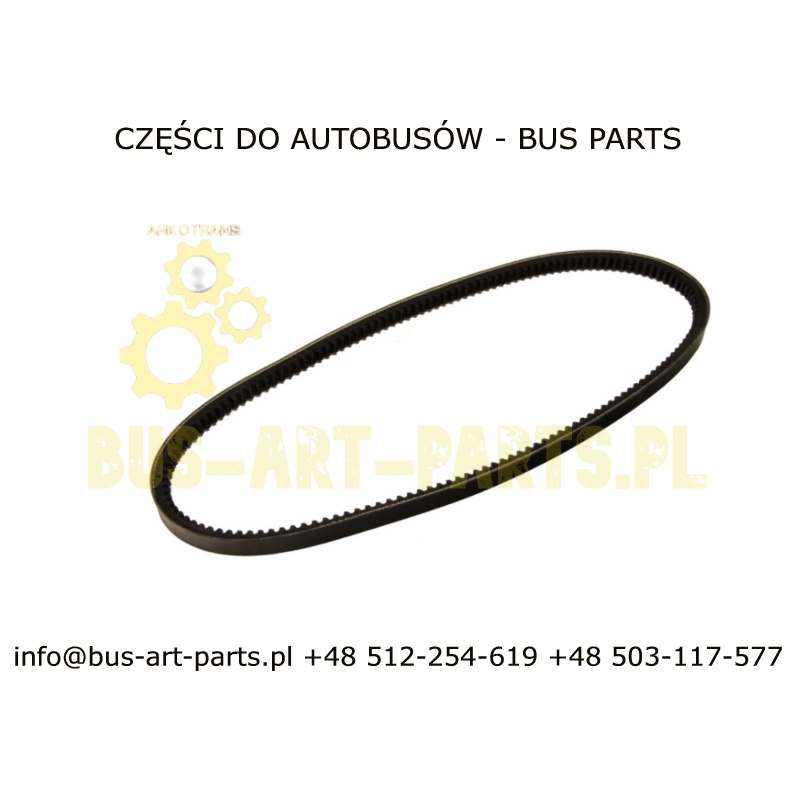 PASEK KLINOWY XPA1650 VAN HOOL T9.. T915 T916 SINIKL MAN D2866LUH24 EURO 3 639601461