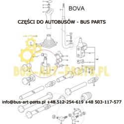 WSPORNIK LEWARKA BIEGÓW NEOPLAN BOVA