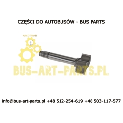 Brake spreader shaft, right SETRA S2.. S210 S215 S216 S3.. S315 S317 GT / GT-HD ul MERCEDES INTEGRO L-281mm 19 tooth