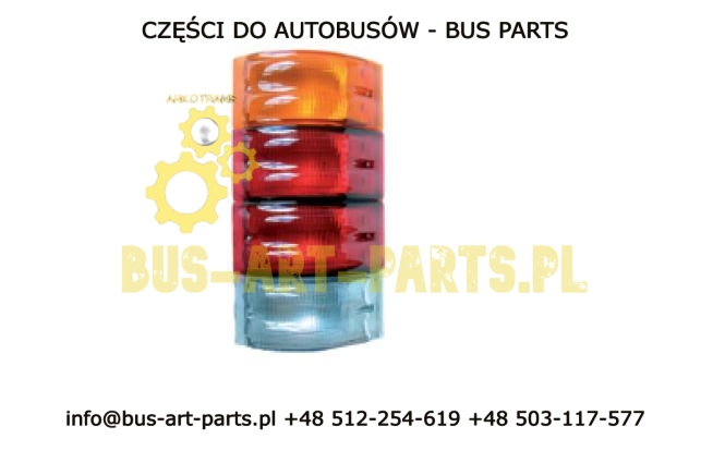 LAMPA ZESPOLONA TYŁ PRAWA SCANIA IRIZAR CENTURY -2005