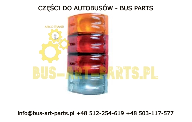 LAMPA ZESPOLONA TYŁ LEWA SCANIA IRIZAR CENTURY -2005