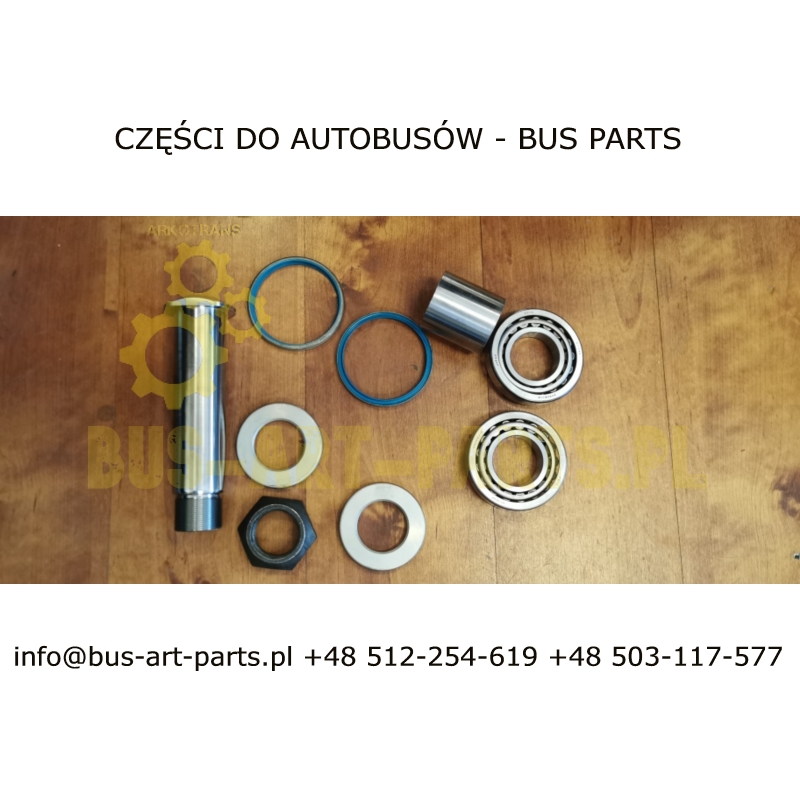 ZESTAW SWORZNIA WAHACZA DOLNEGO MERCEDES SETRA WAHACZ OSI WLECZONEJ L-190mm BEZ ŁBA