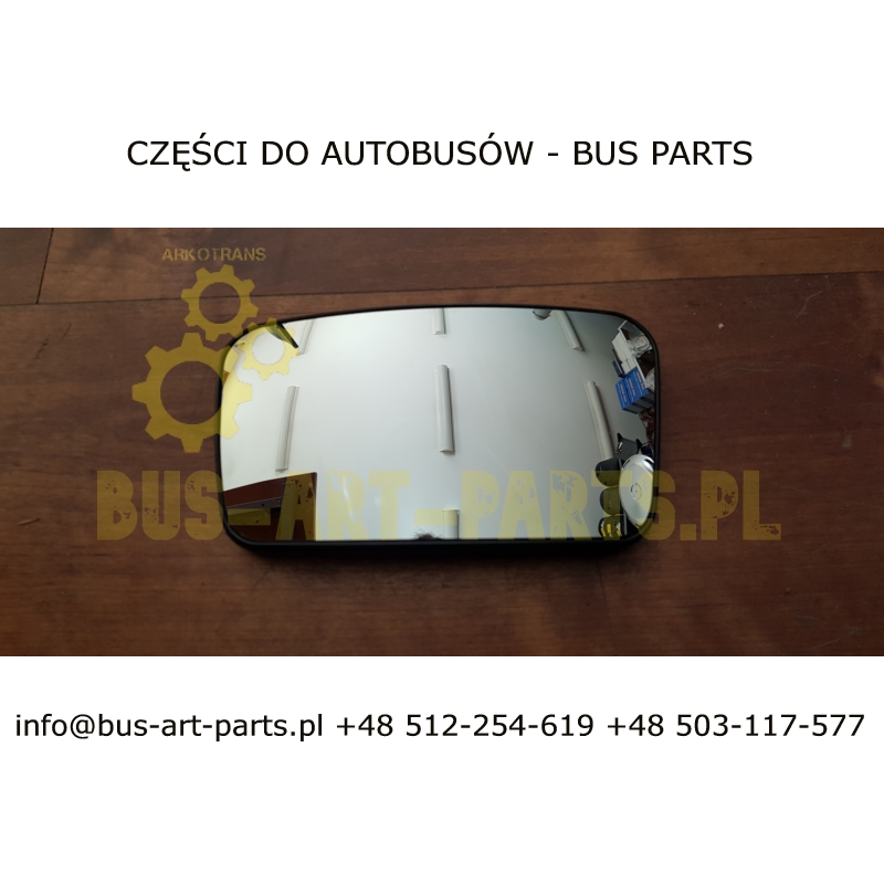 SZKŁO WKŁAD LUSTERKA MERCEDES O350 MAN LION ŚRODKOWE LEWE PRAWE 165/140X90 81637336027 0018106016