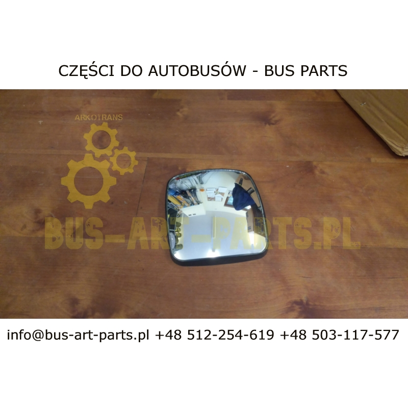 SZKŁO WKŁAD LUSTERKA PANORAMICZNEGO 150X130 PRAWY LEWY SCANIA HIGER TOURING DO LUSTRA 2062699 2062700