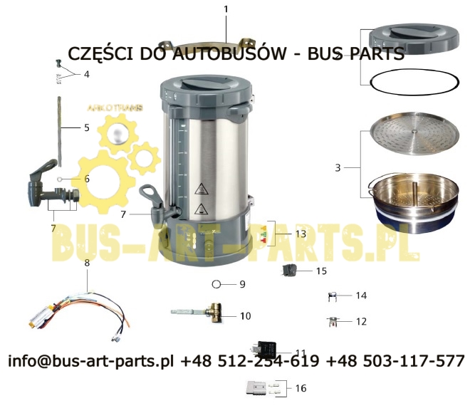 TERMOSTAT DO EXPRESU KAWY CAFFE BAR FRENZEL FOKM40