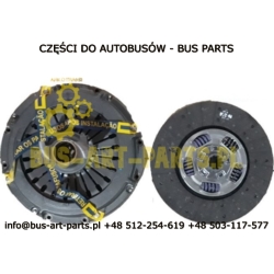 SPRZĘGŁO KOMPLETNE 395MM TEMSA TOURMALIN CUMMINS SKRZYNIA BIEGÓW EATON C197C375 D2020W C124C191 138225-1-BZ