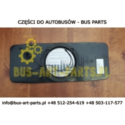 WKŁAD SZKŁO LUSTRA LEWE PRAWE 30V ARCOL 400x165 POJAZDY SZYNOWE
