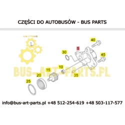 POMPY OLEJU INTARDERA ZF 6S1600 8S180 12AS.. ASTRONIC KOMPLETNA DO ZŁOŻENIA Z CZĘŚCI