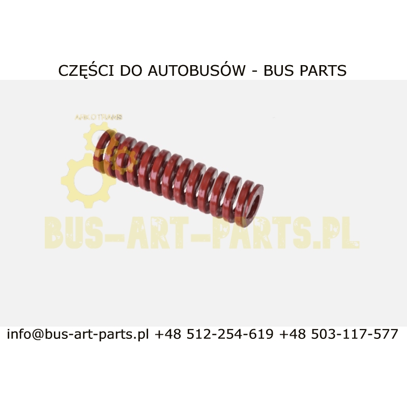 SPRĘŻYNA GÓRNA DRZWI BODE MERCEDES TRAVEGO SETRA S4.. ODPOWIEDNIK NR OE 0009931135 A0009931135