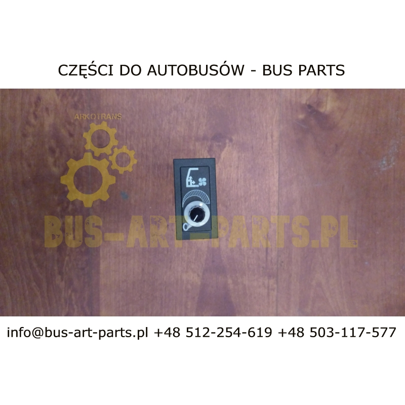 POTENCJOMETR OBROTÓW DMUCHAWY BOVA 2002- EURO 3 4 5 KOMPLETNY