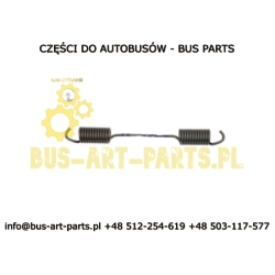 SPRĘŻYNA SZCZĘKI HAMLCOWEJ L-245x26x4 MERCEDES O405