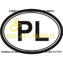 NAKLEJKA PLW KPL ŚREDNIA - 140X100MMMAŁA - 100X70MM