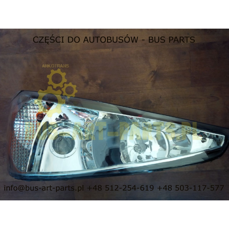 REFLETROR PRZEDNI SCANIA IRIZAR NEW CENTURY PRAWY