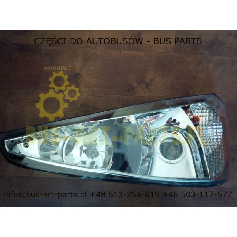 REFLETROR PRZEDNI SCANIA IRIZAR NEW CENTURY LEWY BI-XENON