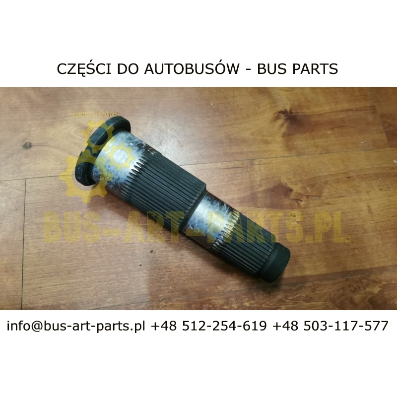WAŁEK WEJĆIOWY GÓRNY WAŁU NAPĘDOWEGO TYLNEGO MOSTU SETRA S309HD H9-ST Q8321998413 83219984130 8321998413 8.321.998.413 RYS 531