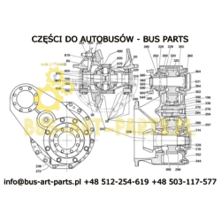 WAŁEK WEJĆIOWY GÓRNY WAŁU NAPĘDOWEGO TYLNEGO MOSTU SETRA S309HD H9-ST Q8321998413 83219984130 8321998413 8.321.998.413 RYS 531